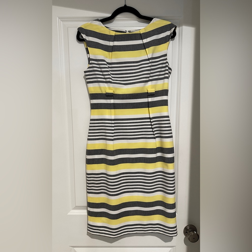 Calvin Klein yellow and grey dress in perfect conditions, only wear it once